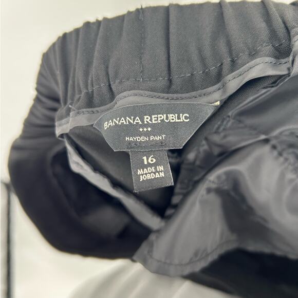 Banana Republic Factory Black Hayden Pant Size 16 Casual Basic Minimalist - Picture 5 of 7
